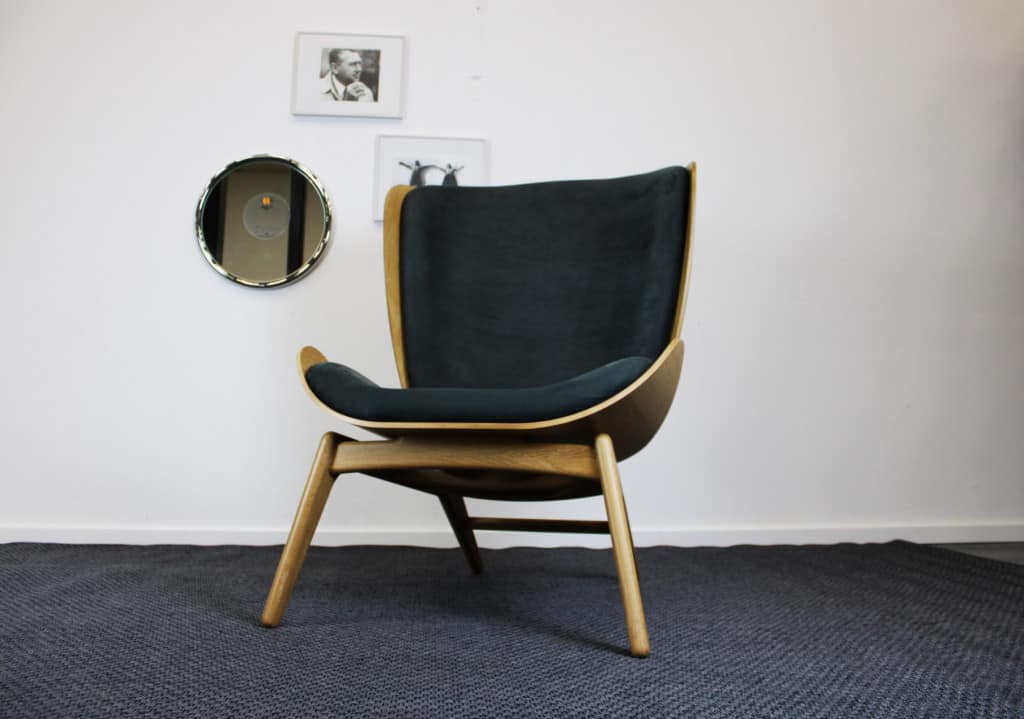 Bereiken Formuleren Luiheid Umage Reader fauteuil, Dunes leder, antraciet en oranje | DoDesign