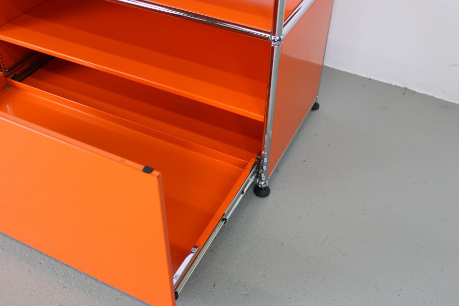 USM Haller Lowboard/TV meubel, Pure Orange - Afbeelding 5